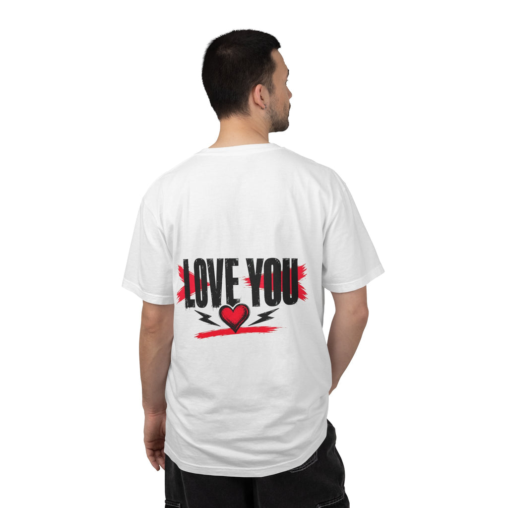 Did It Raw T-Shirt  "Glad Your Parents Did It Raw" Graphic Tee (Love You Back Print)