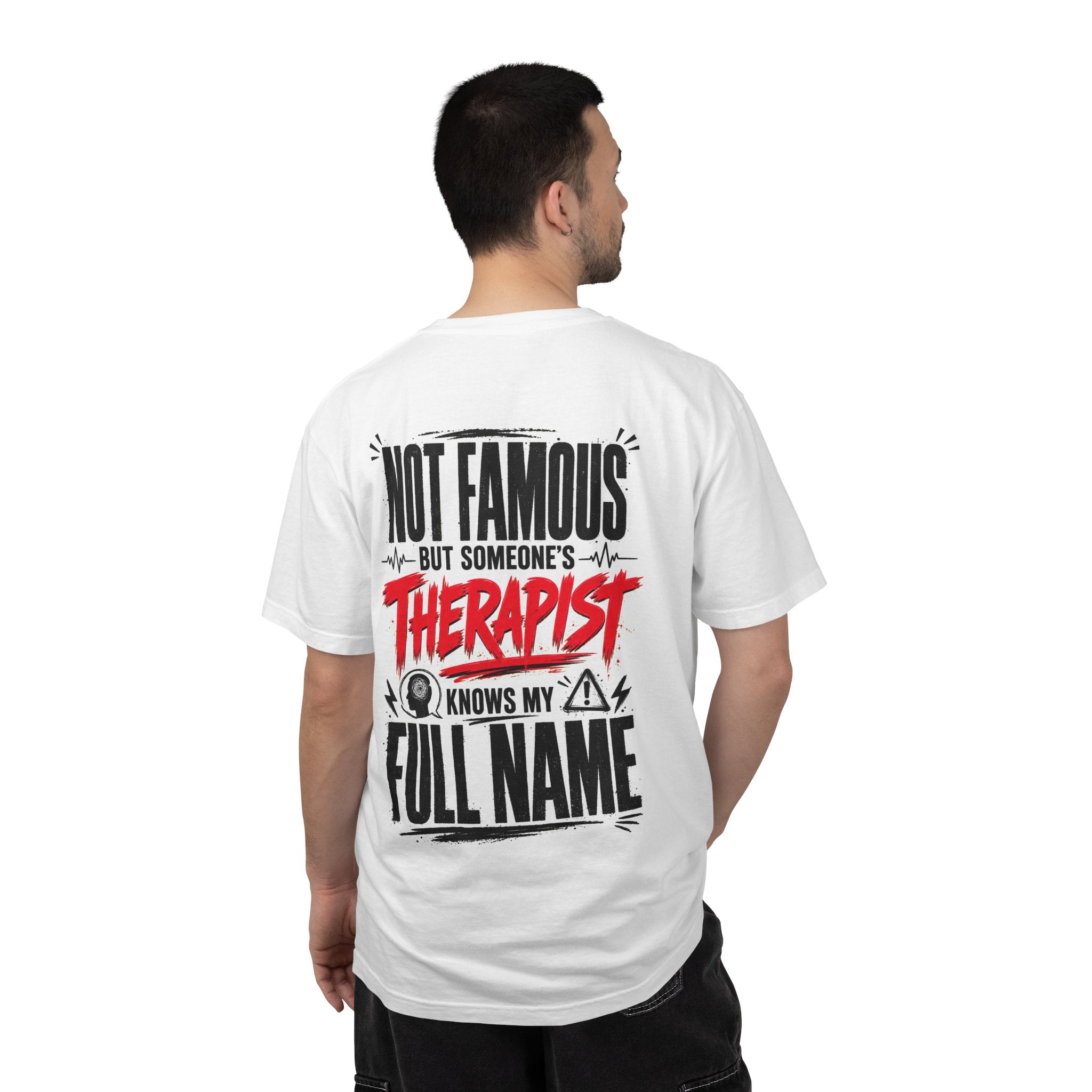 Therapist Knows My Full Name T-Shirt – Funny Mental Health Counselor Gift