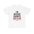 My favourite Red Flag Unisex Heavy Cotton Tee