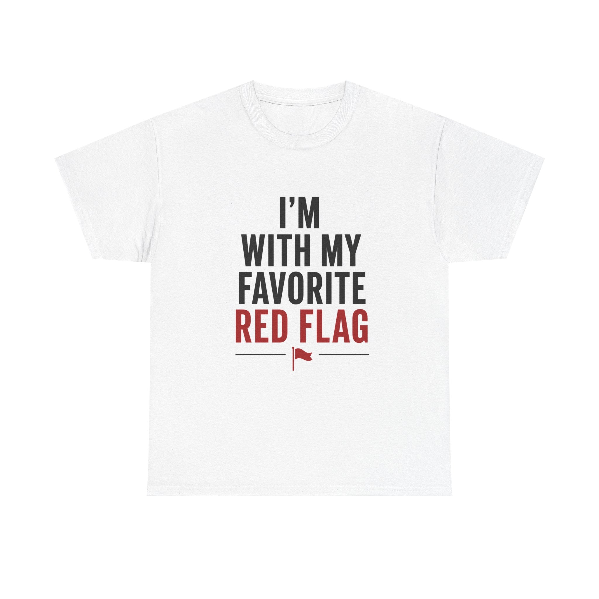 My favourite Red Flag Unisex Heavy Cotton Tee