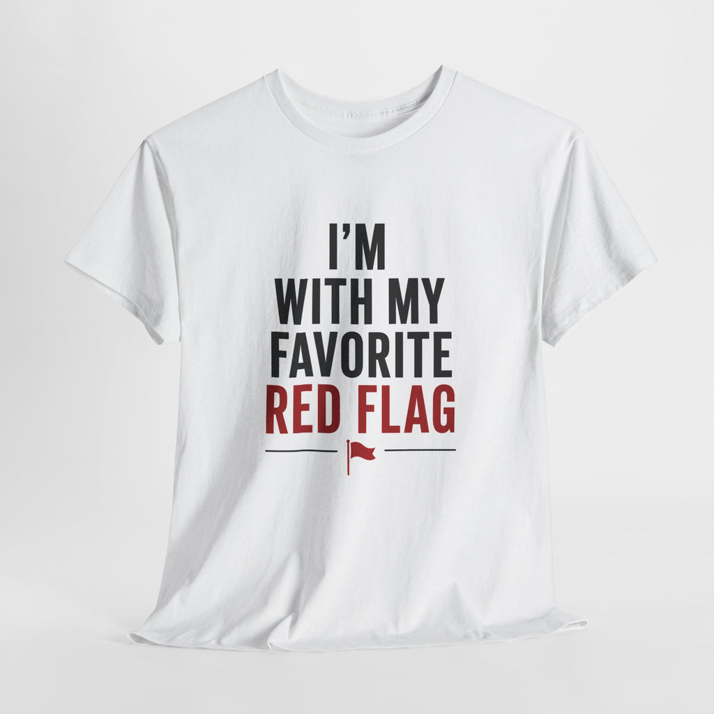 My favourite Red Flag Unisex Heavy Cotton Tee