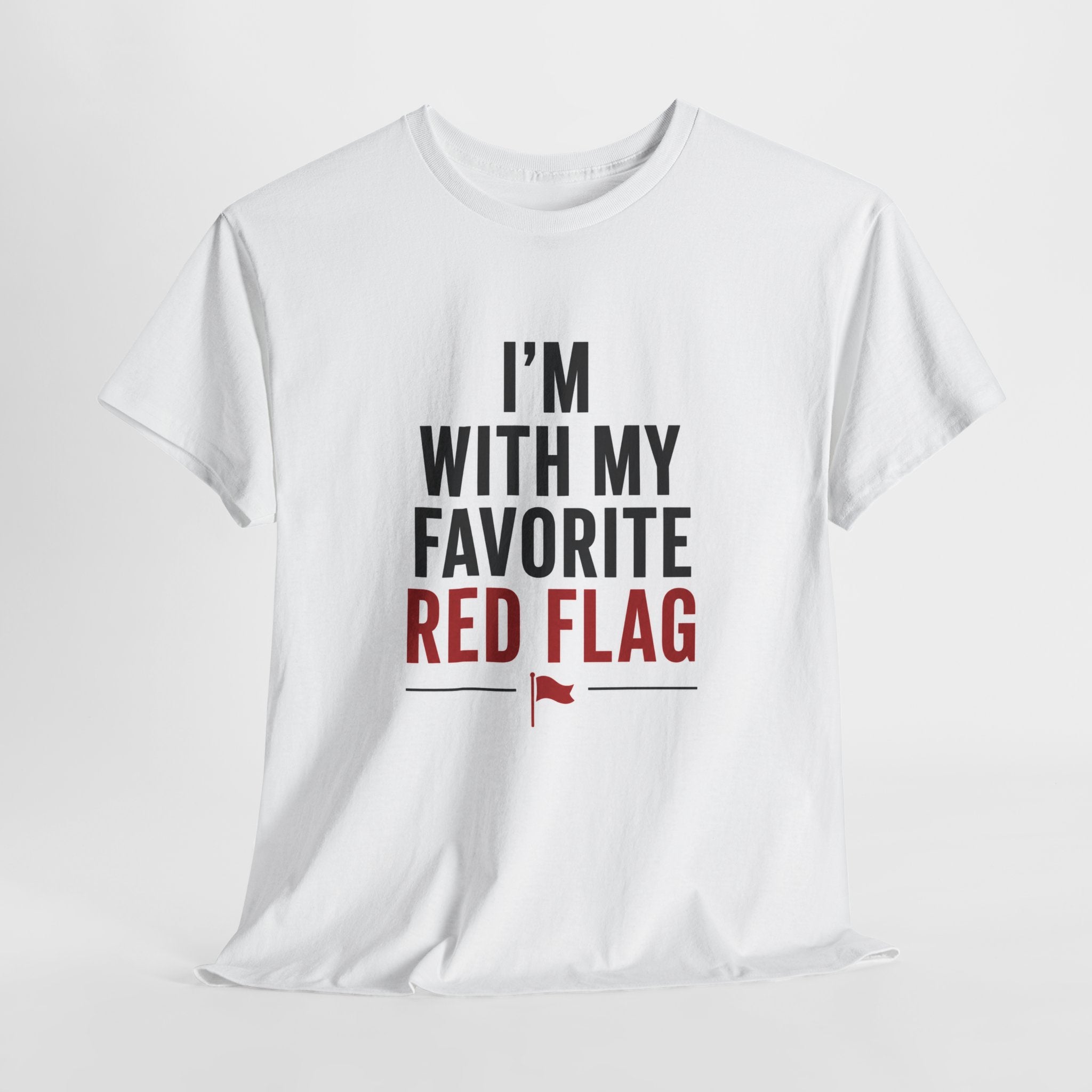 My favourite Red Flag Unisex Heavy Cotton Tee