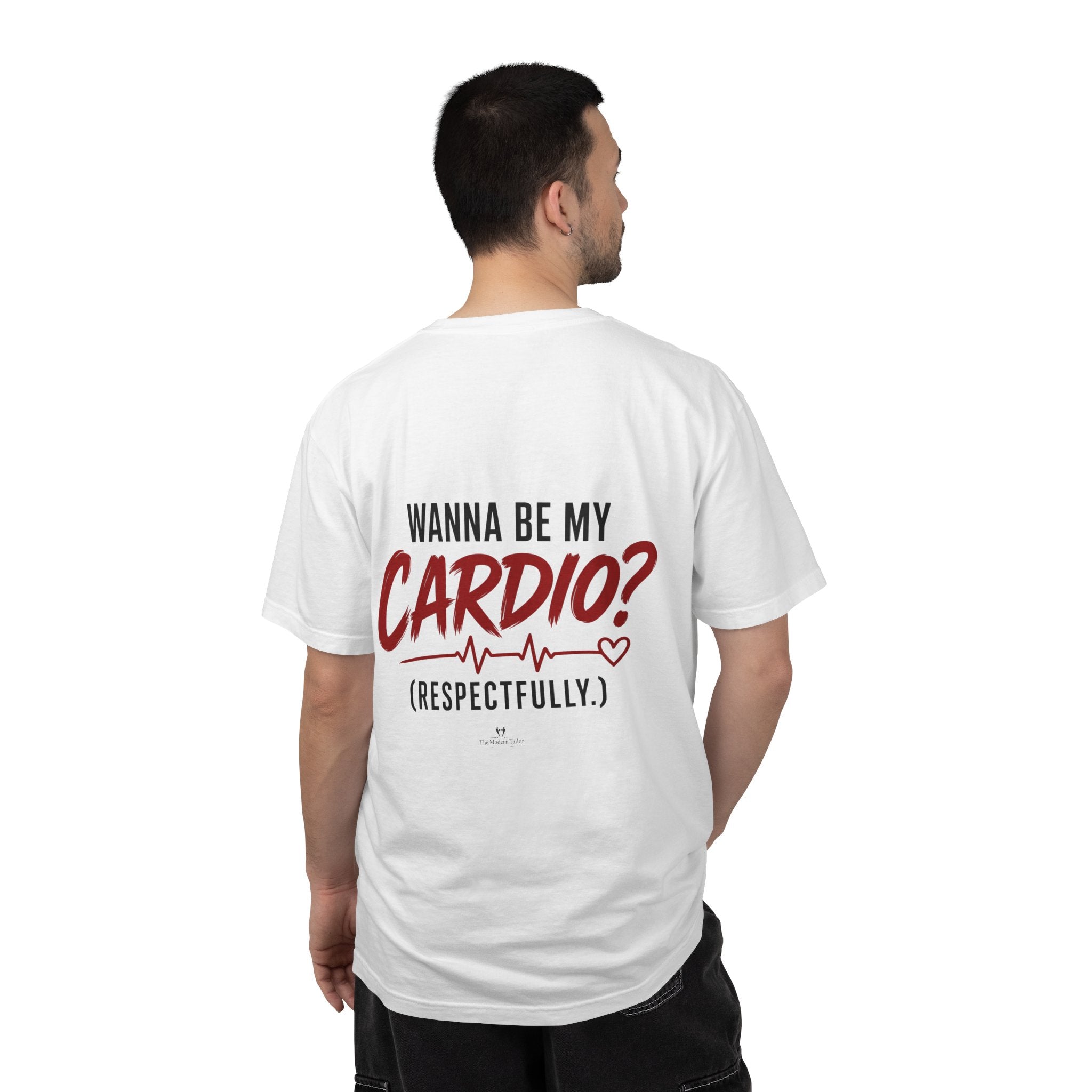 Cardio? Respectfully. Back-Print Graphic T-Shirt
