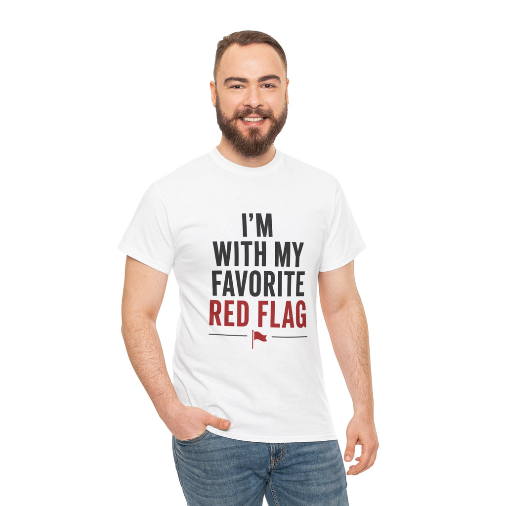 My favourite Red Flag Unisex Heavy Cotton Tee