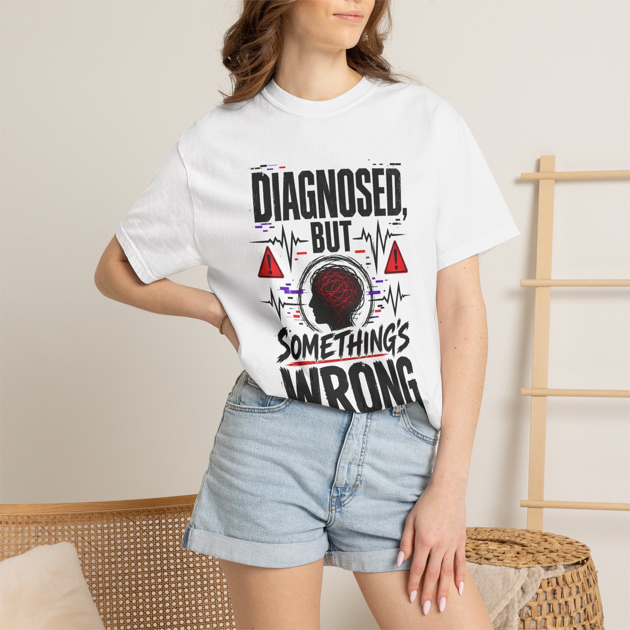 Diagnosed Graphic  Unisex Garment-Dyed T-shirt